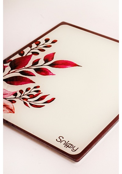 Snippy Bloom - Cam Kesme Tahtası Cam Kesim Panosu Dekoratf Cam Kesim Tablası 29 X 34 Cm Çok Renkli