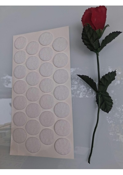 Keçe 90742 Hrd 4 Paket 28 Mm Beyaz Masa Sandalye Koltuk Baza Ayak Çizdirmez Yapışkanlı