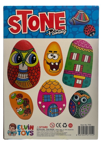Stone Painting Taş Boyama Sanatı Renkli, Eğlenceli Ve Yaratıcı Hobi Seti