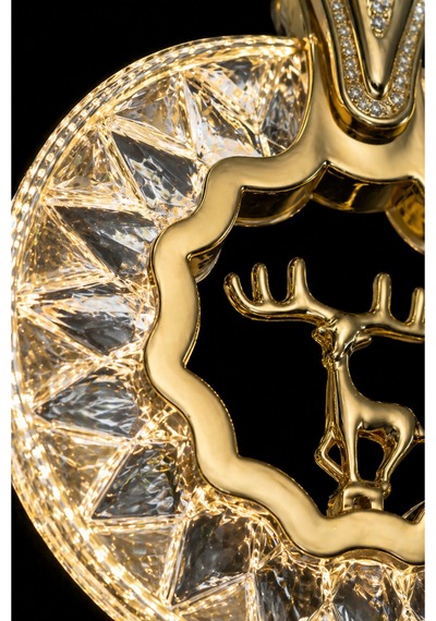 Ren Geyiği Model Gold Kaplama 3 Renk Metal Salon Mutfak Oturma Yatak Odası Modern Led Sarkıt Avize Sarı