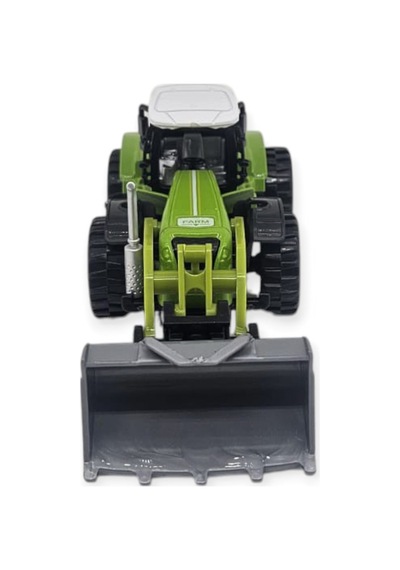 Farm Mini Oyuncak Traktör - 14 Cm Kepçe Çiftlik Aracı
