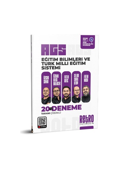 2026 Meb Ags Eğitim Bilimleri Ve Türk Milli Eğitim Sistemi 20 'li Deneme Retro Ocak Güncel Müfredat