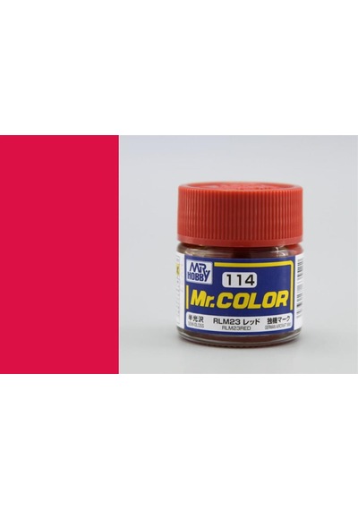 10 Ml. Rlm23 Red Mr.color Serisi Maket Boyası, Mr.hobby C114 Standart