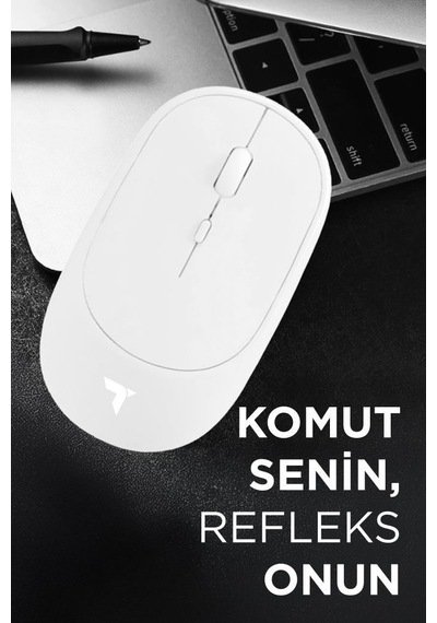 Torima Tm-16 Mavi Kablosuz Çift Modlu Sessiz Mouse Fare 001