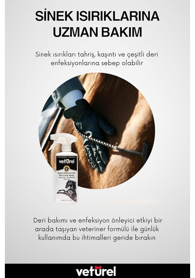 Veturel At Yara Ve Deri Bakım Spreyi 1000ml