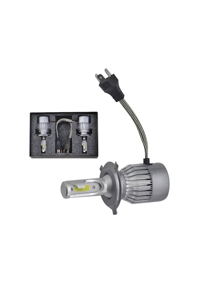 H4 Beyaz Led Xenon (10800Lm) Zenon Şimşek Etkili Far Ampülü Ücret