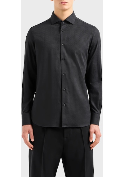 Emporio Armani Erkek Gömlek 3d1c86 1nıuz F054 Siyah Emporio Armani Erkek Gömlek 3d1c86 1nıuz F054 Siyah