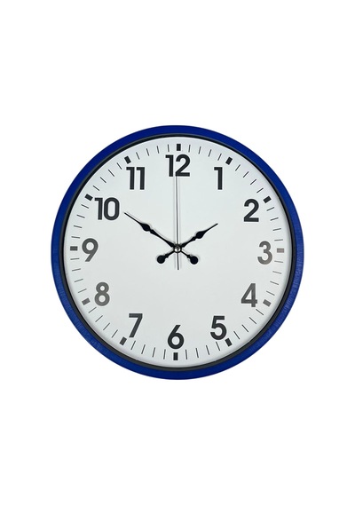 Zentime 36 Cm Lacivert Dekoratif Duvar Saati çok Renkli