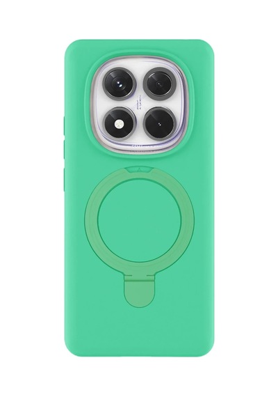 Xiaomi Redmi Note 14 Pro 4g Regal Magsafe Standlı Kapak - Yeşil 0.2M-Çok Renkli