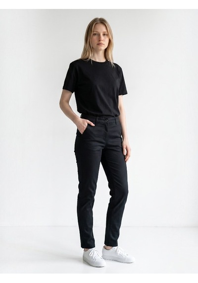 Sisley Slim Fit Gabardin Pantolon Kadın Siyah Pantolon - 325a4aı655ah6