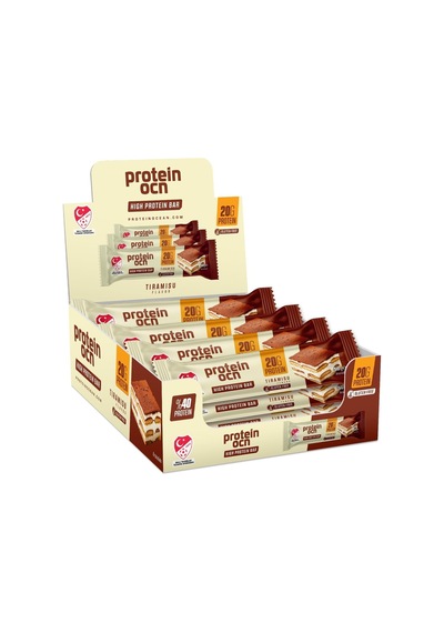 Protein Bar, Tiramisu Aromalı, 50 Gr X 12 Adet