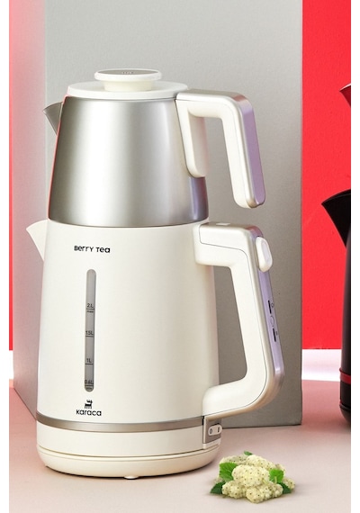 Karaca Berry Tea XL 2in1 Çelik Demlikli Çay Makinesi ve Kettle