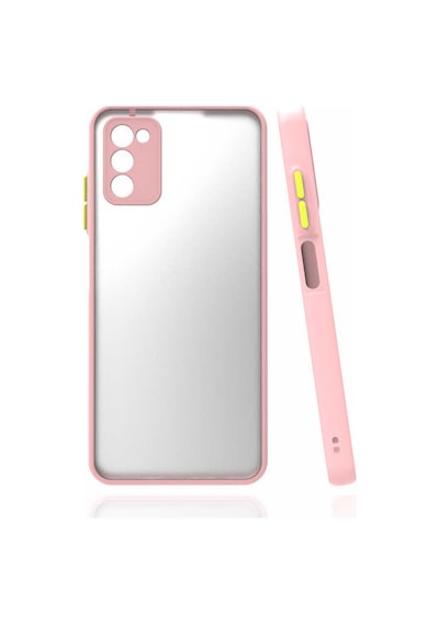 Zore Galaxy Uyumlu A03s Kılıf Hux Kapak - Pembe Pembe