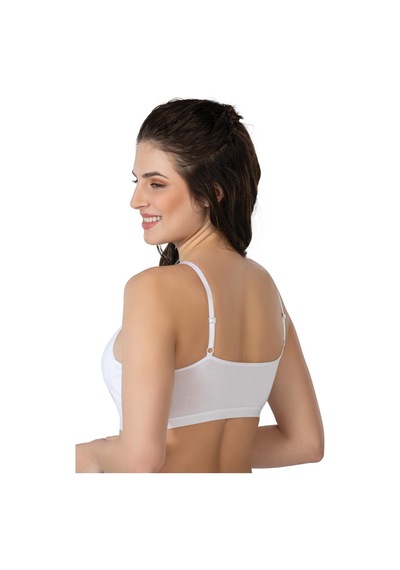 Beyaz Mı Emay 1423 Modal Cotton Kaplı Büstiyer Beyaz