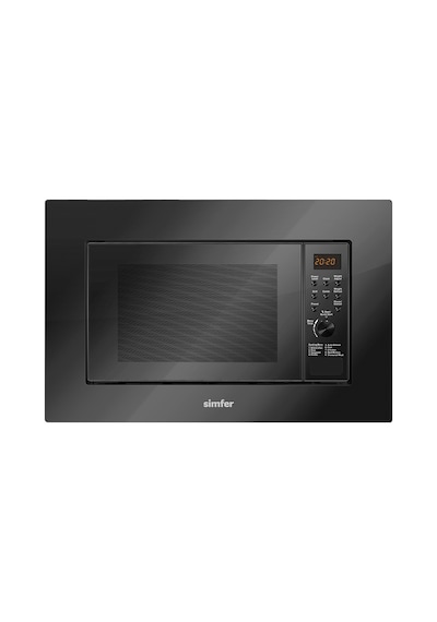 Simfer 2350 23Litre Full Ankastre Mikrodalga Fırın Siyah