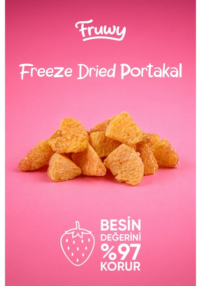 Freeze Dried Portakal Kova Dondurularak Kurutulmuş Portakal Diğer
