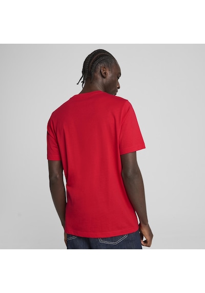Puma 68253211 Ess No. 1 Logo Tee Unisex Spor Tişört KIrmızı