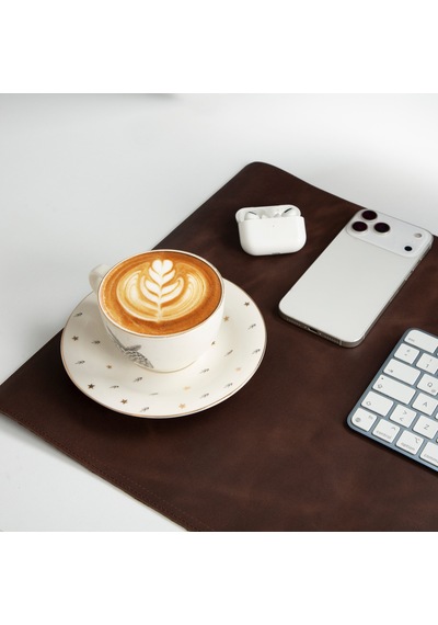 Atelier 91 Saddle Heritage Leather Desk Mat - Medium M