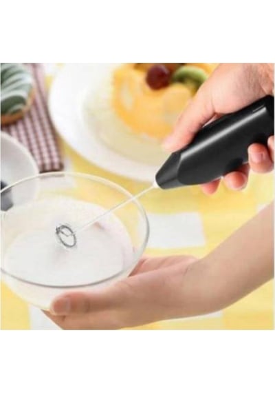 Yclshop Mini Mikser Kahve Süt Köpürtücü Karıştırıcı Cappucino Mixer Pilli Çırpıcı