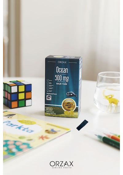 Ocean Omega 3 Balık Yağı 500 Mg 60 Kapsül 2 Adet
