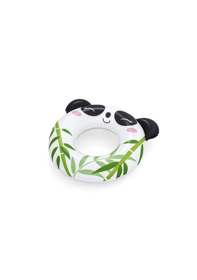 Panda Figürlü Çocuk Deniz Havuz Yüzme Simidi - 80 Cm - 3 - 6 Yaş Arası 36351 Çok Renkli