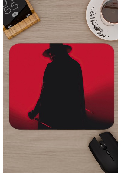 V For Vendetta 2 V1 22x18 Gaming Kauçuk Kaymaz Taban Mouse Pad Fare Altlığı