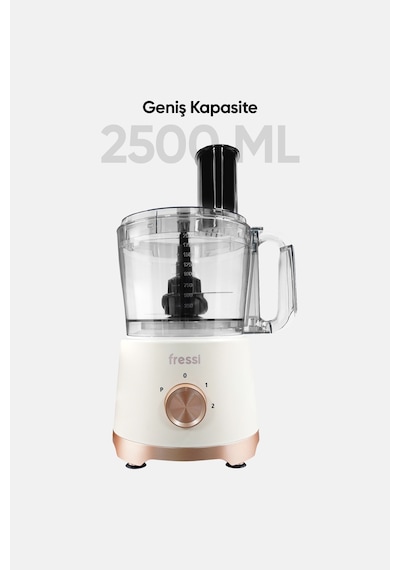 Fressi FR-PBL02 1200 W Armonia Power Mutfak Robotu Salata Doğrayıcı Blender Seti