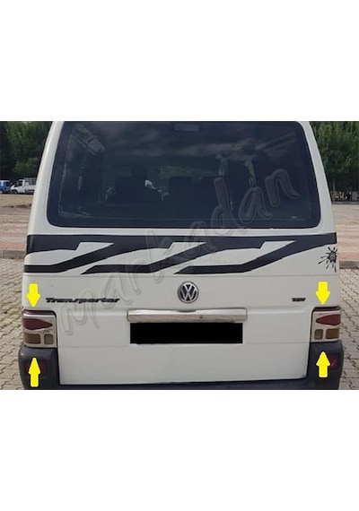 Markadan Vw T4 Transporter Krom Stop Çerçevesi 1995-2003 2 Parça