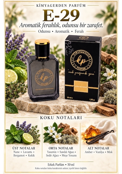 KP E-29 Erkek Parfüm EDP 50 ML