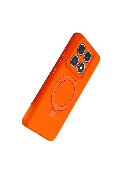 Uryport Xiaomi Mi 14t Pro Regal Magsafe Standlı Kapak - Turuncu