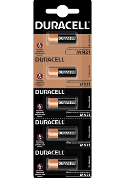 Duracell Mn21 Araç Kumanda Pili 5'li Kartela.