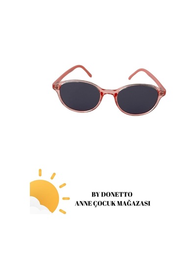 Yeni-unisex 1-5 Yaş %100 Uv Korumalı Polarize Parlak Pembe Çocuk Güneş Gözlüğü Pudra