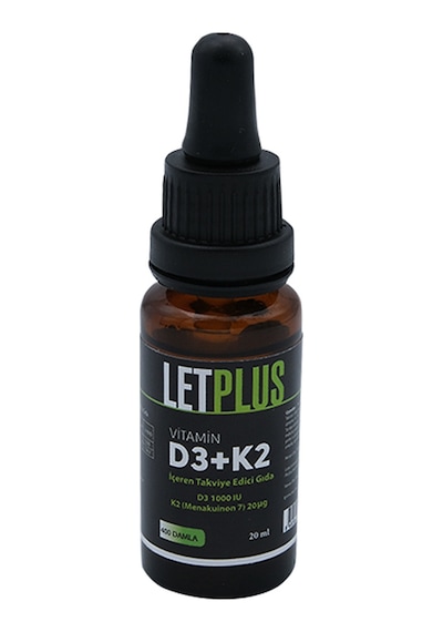 Letplus D3+K2 Takviye Edici Gıda 20 ML