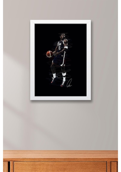 Anthony Edwards Çerçeveli Tablo Nba Basketbol - Estetik Poster