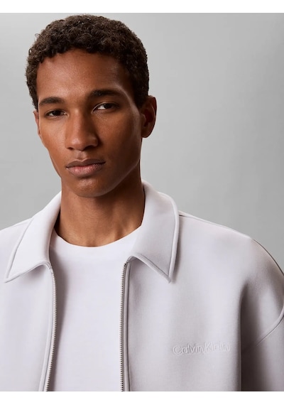 Calvin Klein Ls Coolıng Spacer Fz, Psx Beyaz Erkek Ceket