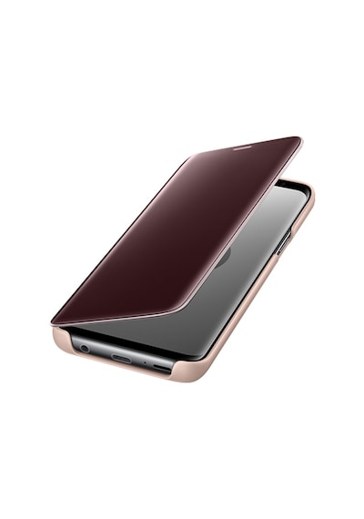 Galaxy S9 İle Uyumlu Clear View Kılıf Altın Ef-zg960cfegww