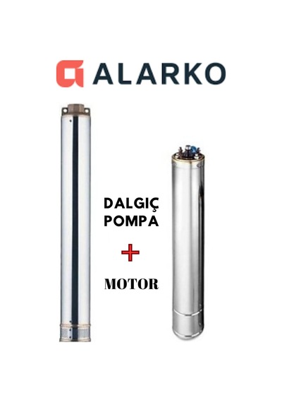 Alarko 4sd2/22 1,5hp 1,1 Kw Trifaze Dalgıç Pompa Çıkış Çapı 1 1/4"