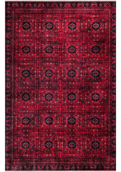 Kilimista Efes 2303 Kolay Temizlenen Dekoratif Yıkanılabilir Balkon Salon Halısı Mutfak Halısı Kilim Yolluk Çok Renkli