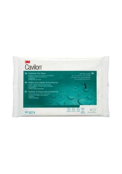 Cavilon İnontinans Bakım Mendili 8'li Hipoalerjenik