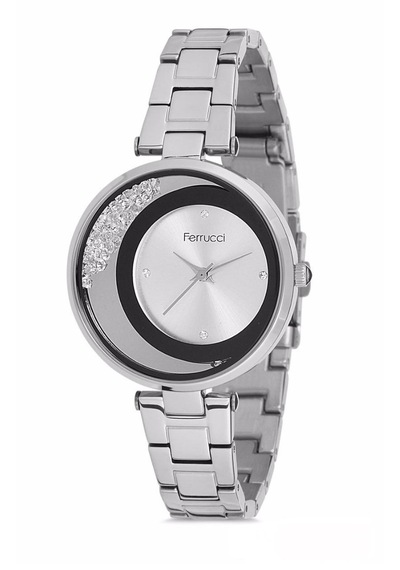 Ferrucci Fc51897 Silver Renk Çelik Kadın Kol Saat+bileklik