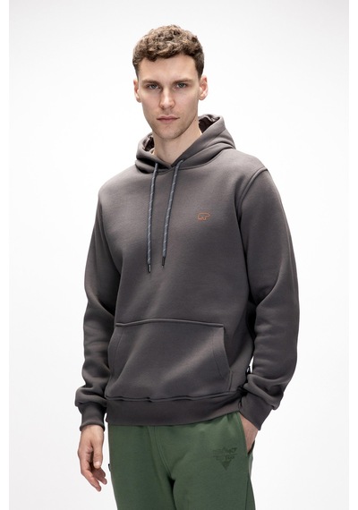 Bad Bear Sea Antrasit Kapüşonlu Erkek Sweatshirt Antrasit
