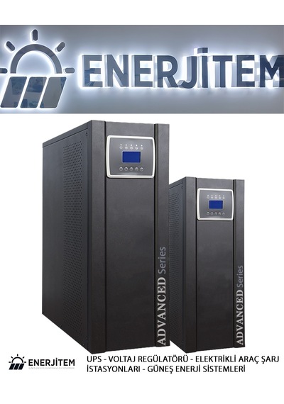 Ad 10 Kva, 10000 Va Online Ups 1f/1f 16 9 Ah Akü 5/15 Dakika