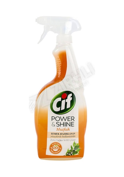 5 Adet Cif Power & Shine Mutfak Temizleyici Sprey 750 Ml