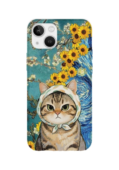 İphone 13 Mini Uyumlu Baskılı Şeffaf Telefon Kılıfı Koleksiyon: Cute Animals 1