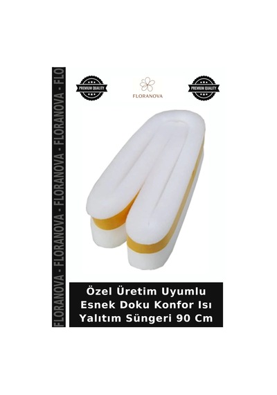 Özel Üretim Uyumlu Esnek Doku Konfor Isı Yalıtım Süngeri 90 Cm