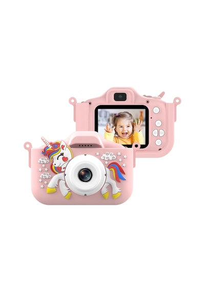 Hallow D12393PU 1080P 48 MP Unicorn Dijital Çocuk Kamerası
