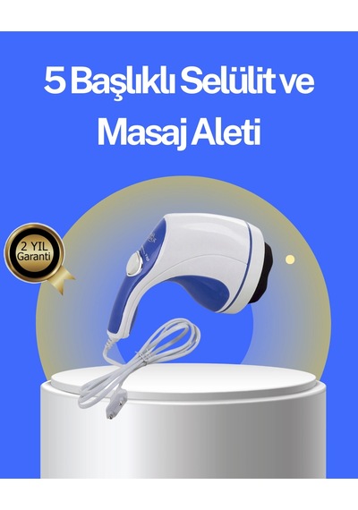Kas Rahatlatıcı Yakma Masaj Makinesi Hız Ayarlı Açık Bej