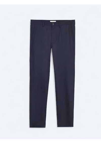 Kip Lacivert Düz Dokuma Regular Fit Casual Pantolon Lacivert