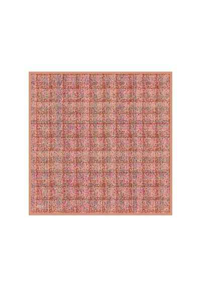Aker Pembe 90x90 İpek Twill Eşarp Pembe Pembe