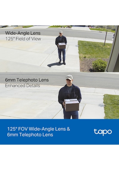 Tp-link Tapo C246d İç Mekan/dış Mekan Çift Lensli Pan/tilt Güvenlik Kamerası